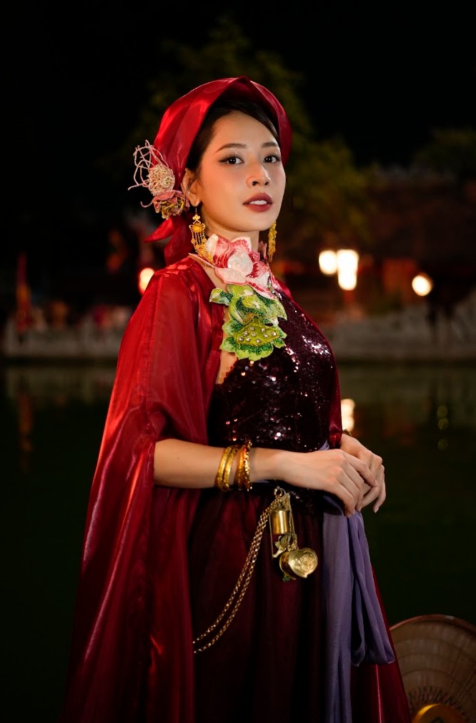 Chi Pu. Ảnh: Đoàn phim Chị chị em em 3.