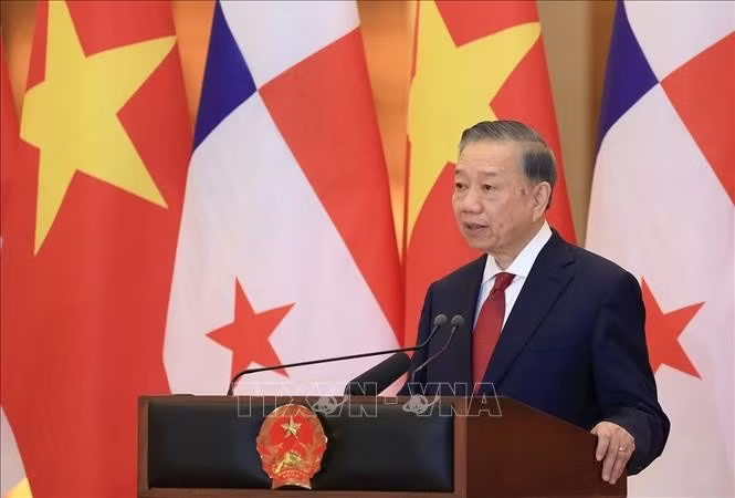 Tổng Bí thư, Chủ tịch nước Tô Lâm phát biểu.