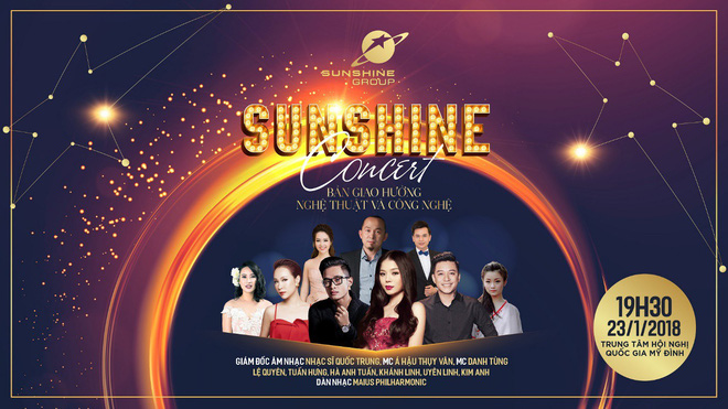 Sunshine Group mời dàn sao khủng tham dự đại nhạc hội đầu năm 2018 - Ảnh 1.